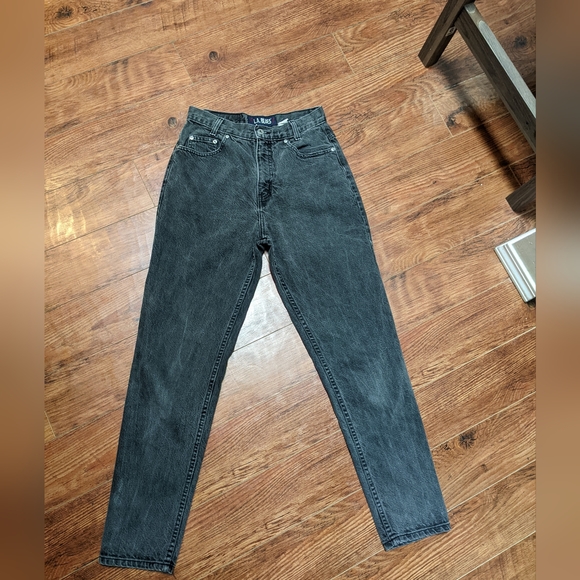 LA Blues super high rise tapered mom jeans - Picture 3 of 9
